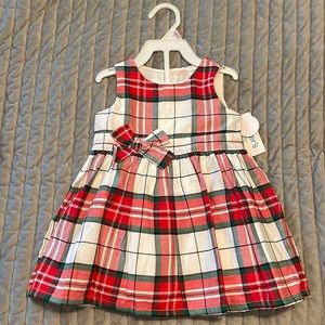 Carters Christmas baby girl dress